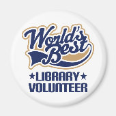 Library Volunteer-Geschenk Magnet (Vorne)
