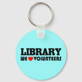 Library Volunteer Schlüsselanhänger (Vorderseite)