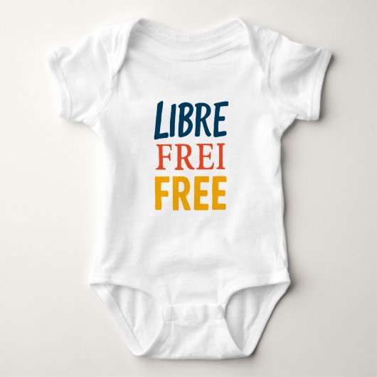 Libre Baby Strampler (Vorderseite)