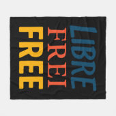 Libre Fleecedecke (Vorderseite (Horizontal))