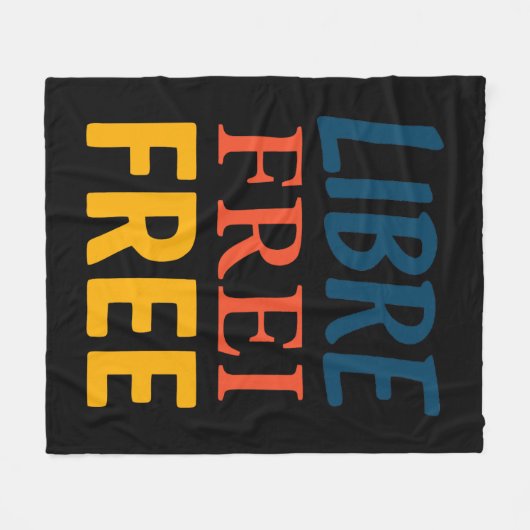 Libre Fleecedecke (Vorderseite (Horizontal))