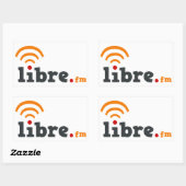 libre.fm Sticker (Blatt)