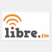 libre.fm Sticker (Vorderseite)