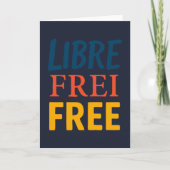 Libre Karte (Vorderseite)