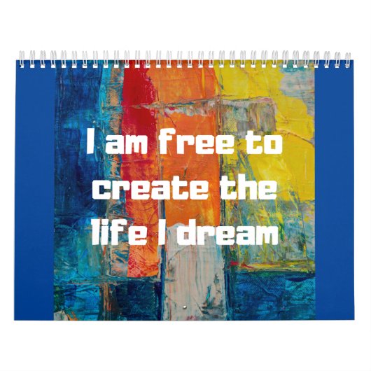 Libre para crear la vida que sueño | I am free Kalender (Titelbild)