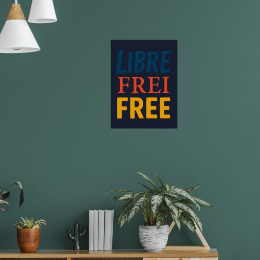 Libre Poster (Wohnzimmer 1)