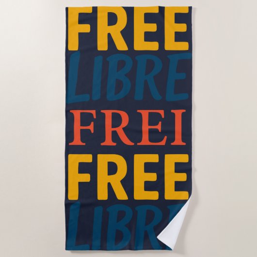 Libre Strandtuch (Vorderseite)