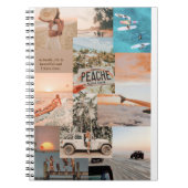 Libreta aesthetic summer vibes collage notizblock (Vorderseite)