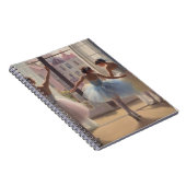 Libreta Bailarinas frente a la ventana Notizblock (Rechte Seite)