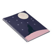 libreta con diseño lobo notizblock (Rechte Seite)