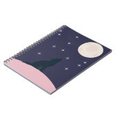 libreta con diseño lobo notizblock (Linke Seite)