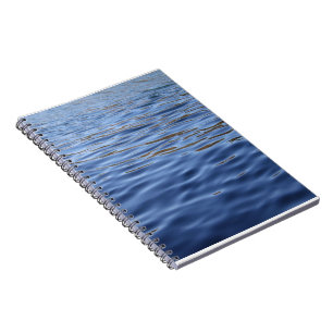 Libreta con espiral imagen de agua notizblock