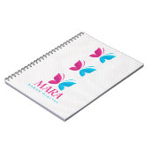 Libreta con Espiral “Mara” – Diseño Digital Modern Notizblock (Linke Seite)