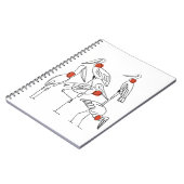 Libreta con espiral notizblock (Linke Seite)