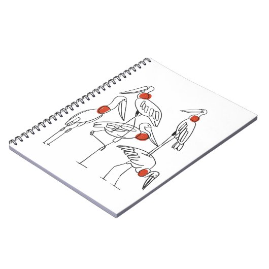 Libreta con espiral notizblock (Linke Seite)