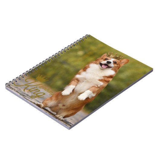 Libreta con imagen de Corgi Notizblock (Linke Seite)