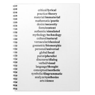 Libreta conceptos apuestos notizblock