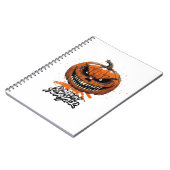 Libreta de Espiral de Halloween Pumpkin Slayer Notizblock (Linke Seite)