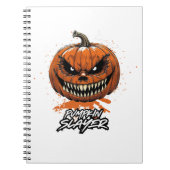 Libreta de Espiral de Halloween Pumpkin Slayer Notizblock (Vorderseite)