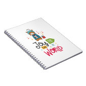 Libreta navideña Joy to the World Notizblock (Rechte Seite)