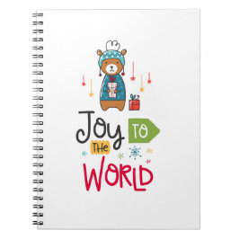 Libreta navideña Joy to the World Notizblock