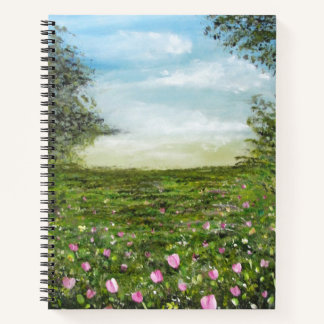 Libreta "Paisaje de primavera" Notizblock