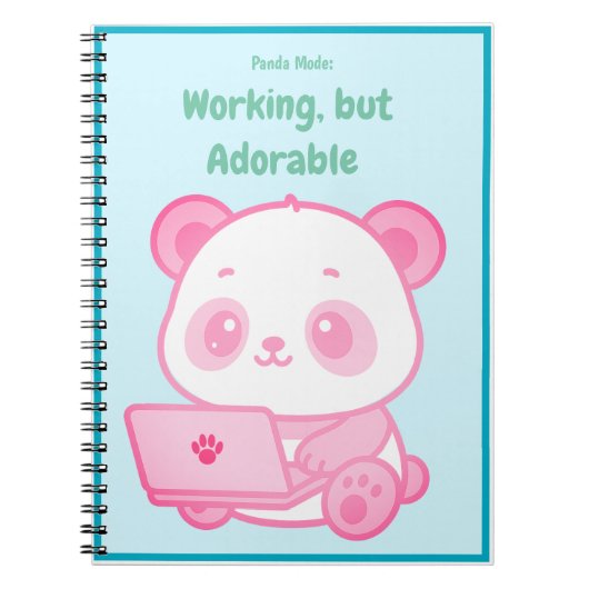 Libreta Panda Adorable Notizblock (Vorderseite)