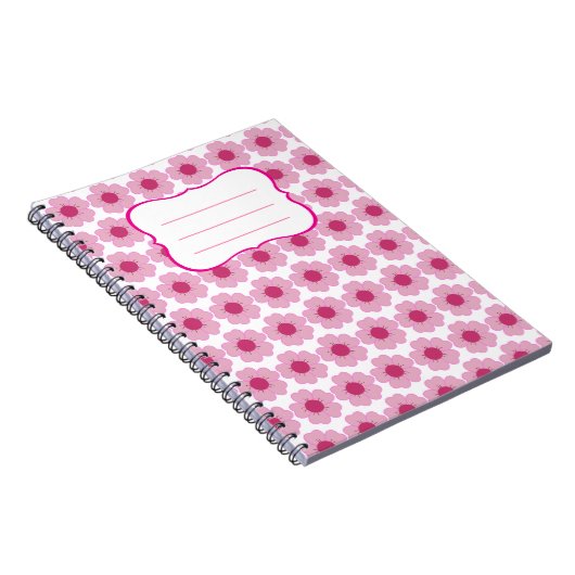 Libreta Pink Flor  Notizblock (Rechte Seite)