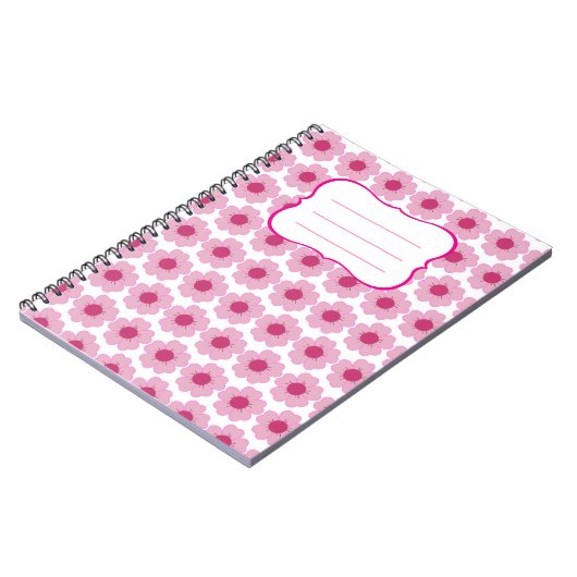 Libreta Pink Flor  Notizblock (Linke Seite)