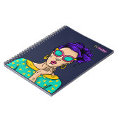 Libreta retro notizblock (Linke Seite)