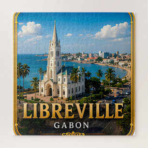 Libreville Küsten Eleganz und Gabunesisches Erbe Puzzle