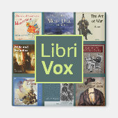 LibriVox Fridge Magnet (Vorne)