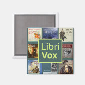 LibriVox-Kühlschrankmagnet Magnet (Vorderseite/Rückseite)