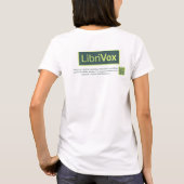 LibriVox Shirt - Style 1 (Rückseite)