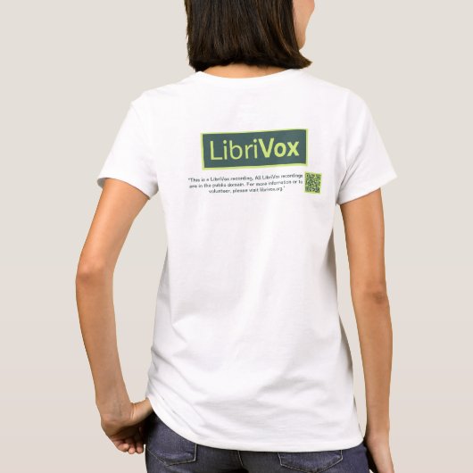 LibriVox Shirt - Style 1 (Rückseite)