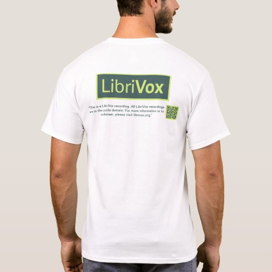 LibriVox Shirt - Style 1 (Rückseite)