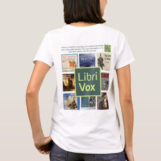 LibriVox Shirt - Style 2 (Rückseite)