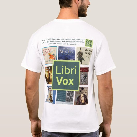 LibriVox Shirt - Style 2 (Rückseite)