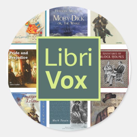 LibriVox Sticker Sheet (Vorderseite)