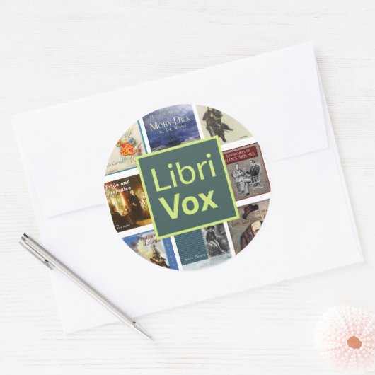 LibriVox Sticker Sheet (Umschlag)
