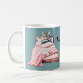 Librocubicularist Leserbuch Liebhaber bibliophile Kaffeetasse (Links)