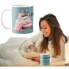 Librocubicularist Leserbuch Liebhaber bibliophile Kaffeetasse