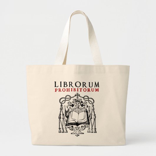 Librorum Prohibitorum Taschen-Tasche Jumbo Stoffbeutel (Vorne)
