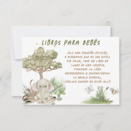 Libros para Bebés Babyduschkarte Dankeskarte