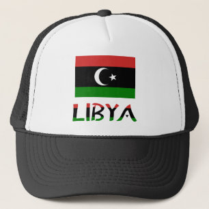Libya and Libyan Flag Truckerkappe