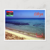 Libya - Beach - Postkarte (Vorderseite)