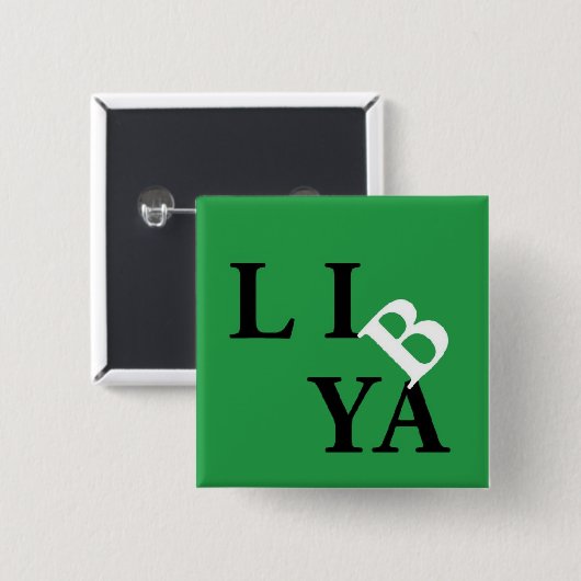 LIBYA BUTTON (Vorne & Hinten)