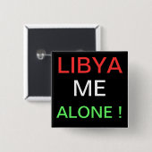 LIBYA MICH ALLEIN! BUTTON (Vorne & Hinten)