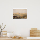 Libyan Chain of Mountains from the Temple of Luxor Poster (Küche)