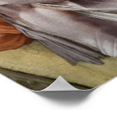 Libyan Sibyl, Sixtinische Kapelle von Michelangelo Poster (Ecke)